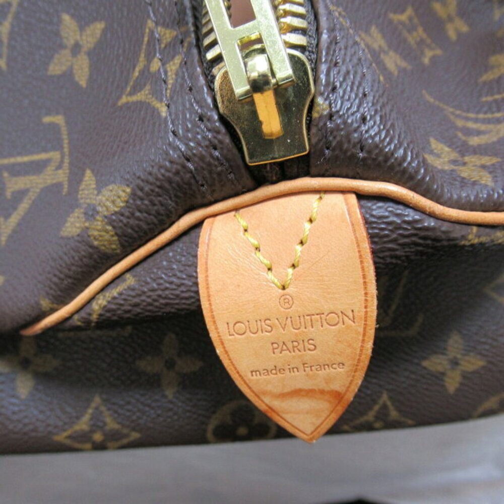 Louis Vuitton Keepall Handbag Boston Bag Brown Monogram - Picture 6 of 10